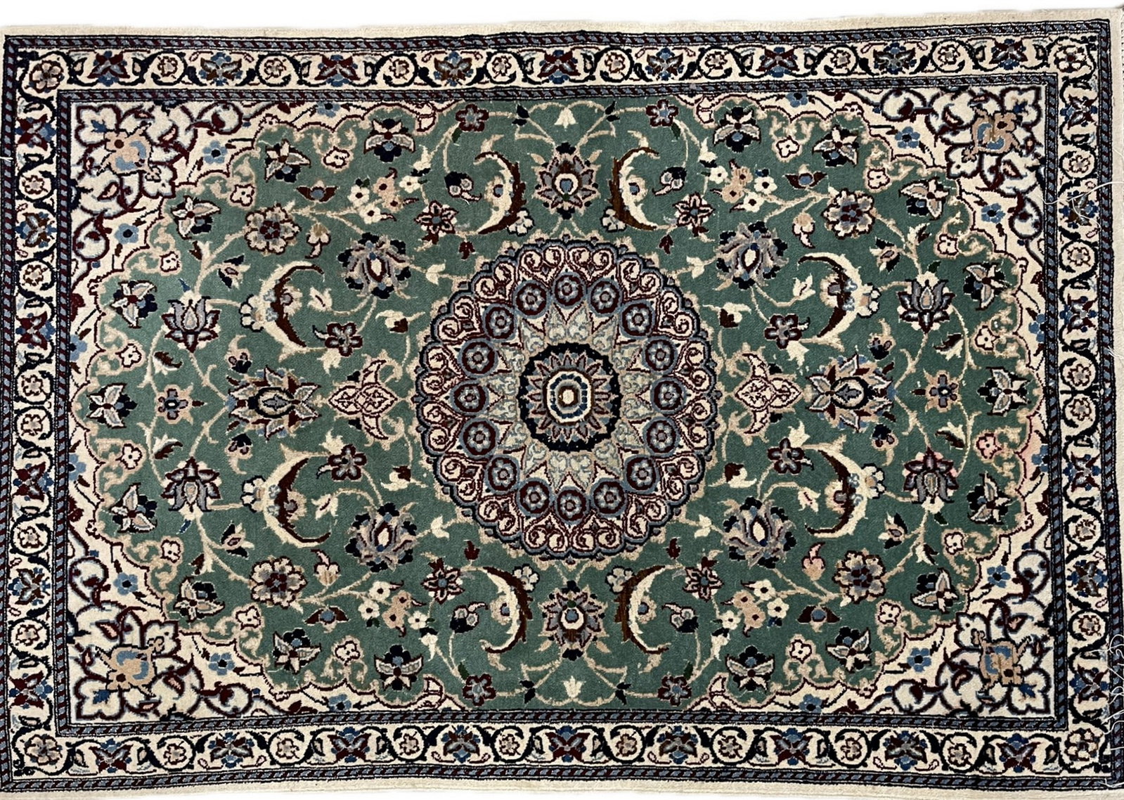 Vintage Persian Rug All Hand Knotted Rug: Vintage Persian Rug All Hand Knotted Rug. W 128 cm (50.5 in.) x H 87 cm (34.5 in.) , Preview from June 24th to 28th from 1:00 PM TO 5:00 PM Eastern Time, Location: 15229 Display Court, Rockville MD 20