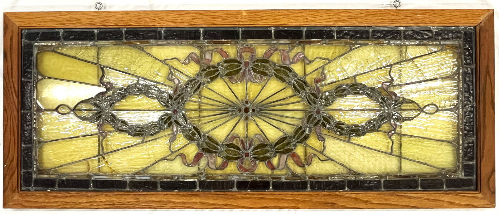 Large Stained Glass Transom Window (1 of 3)