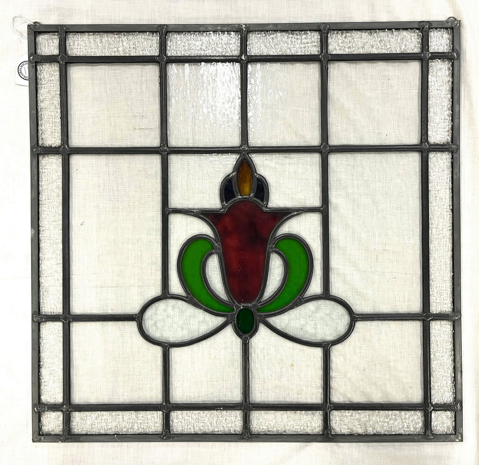 Floral stained glass window (1 of 4)
