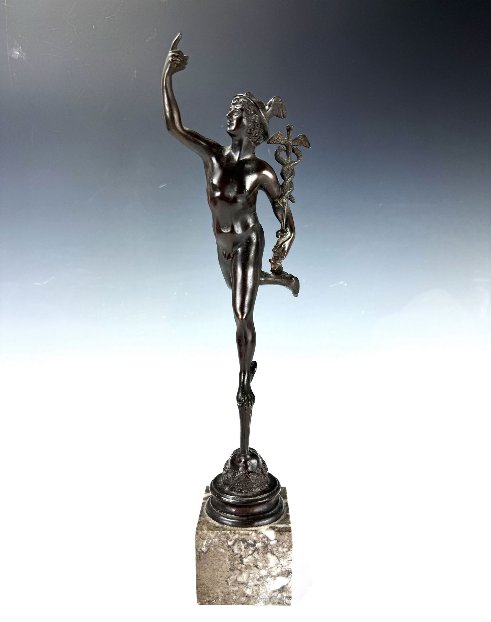 Bronze Figure Hermes The Flying Mercury Sculptures (1 of 5)