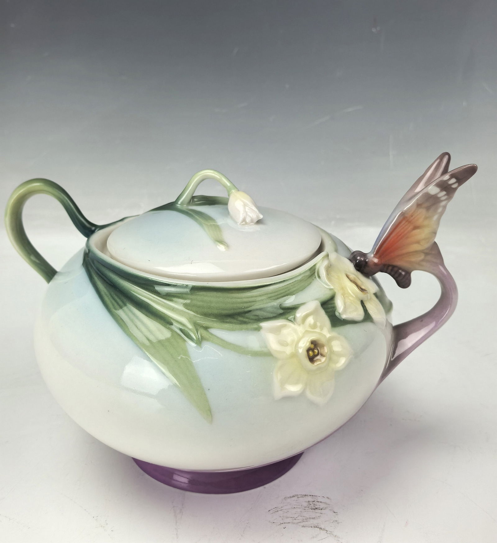 Franz Sugar Jar With Butterfly Handle XP1877 (1 of 6)