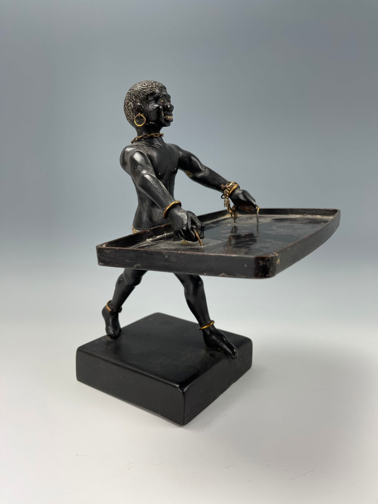 Antique African Figure Calling Card Holder (1 of 4)