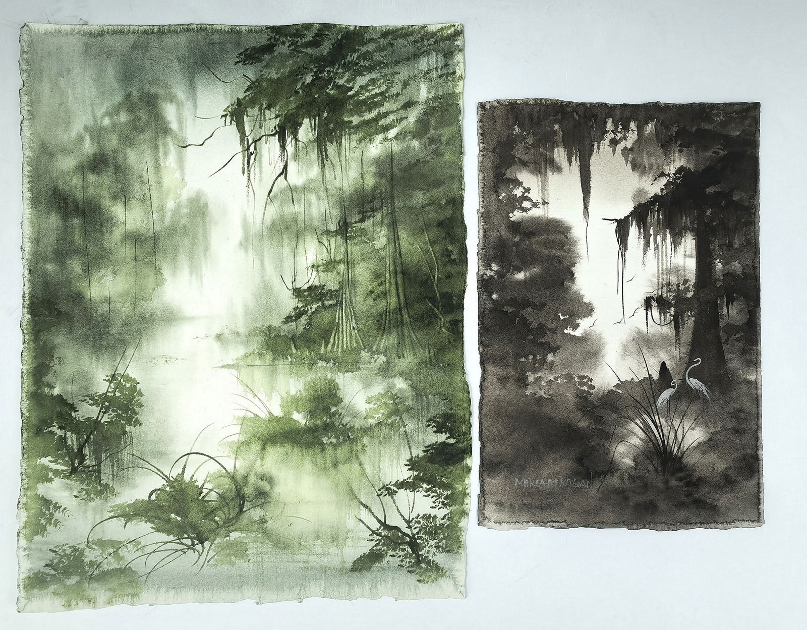 Two Painting Miriam Ragan Signed (1 of 4)