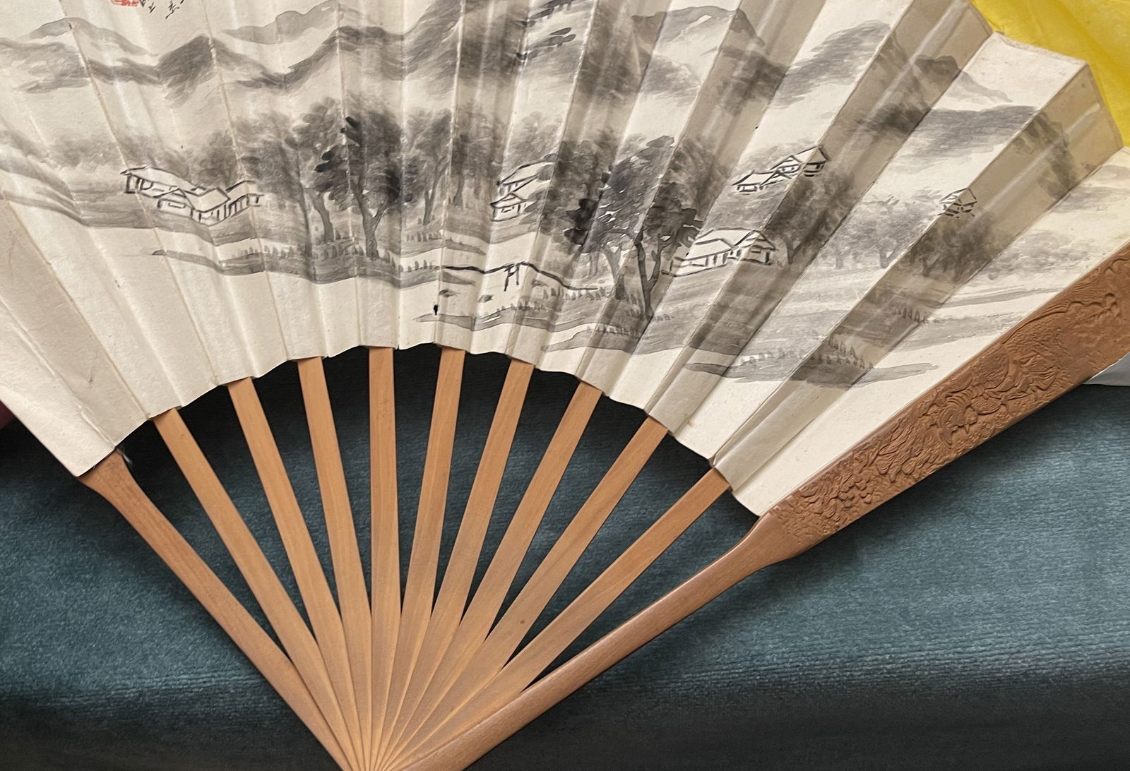 Two Traditional Chinese Painting Fans (1 of 6)