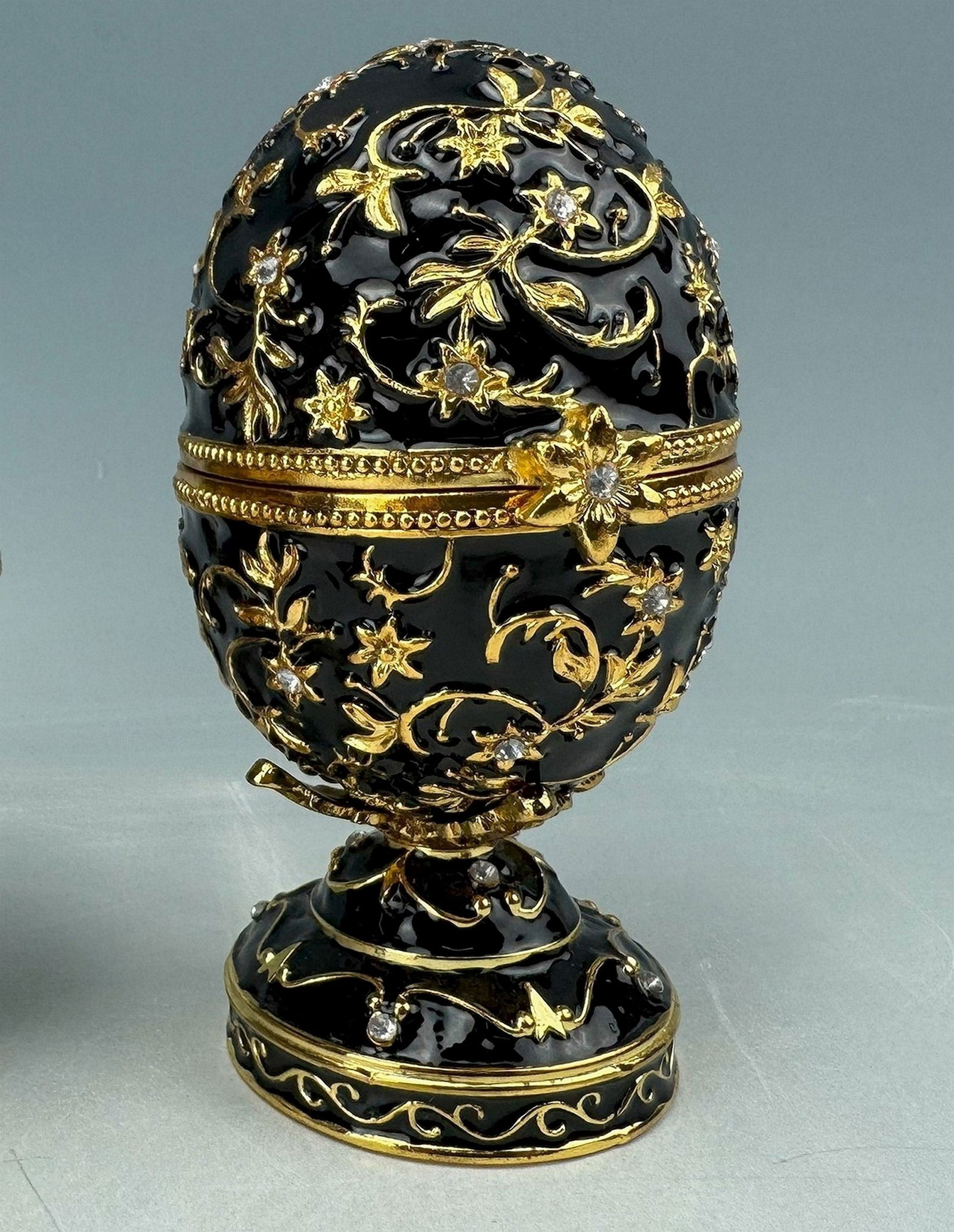 After Faberge Enamel Egg Music Box (1 of 4)