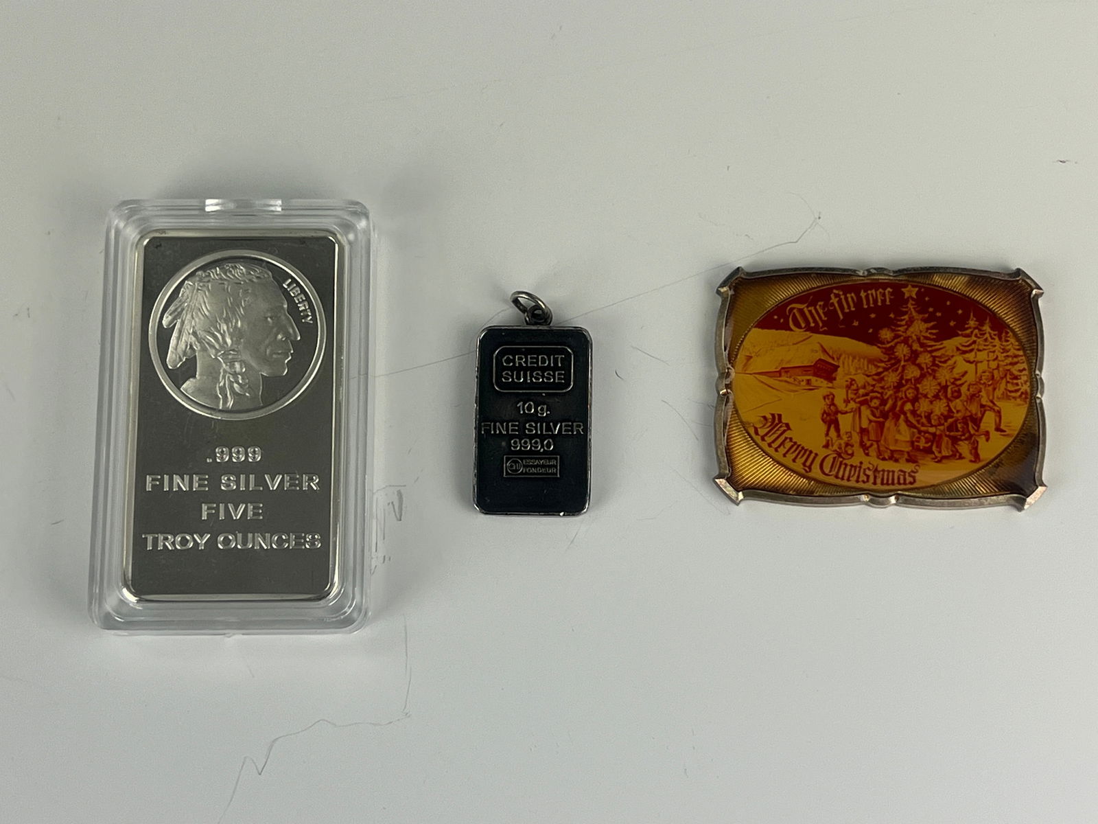 Three Silver Bars 999 Fine Silver (1 of 7)