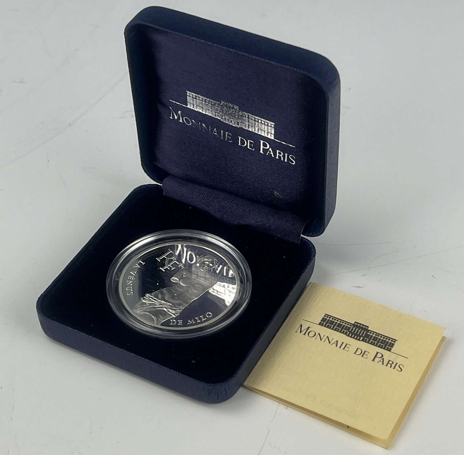 FRANCE 100 FRANCS 1993 BU Silver Proof: FRANCE 100 FRANCS 1993 BU Silver Proof. Preview from Apr. 21st to 25th from 1:00 PM TO 5:00 PM Eastern Time, Location: 15229 Display Court, Rockville MD 20850.