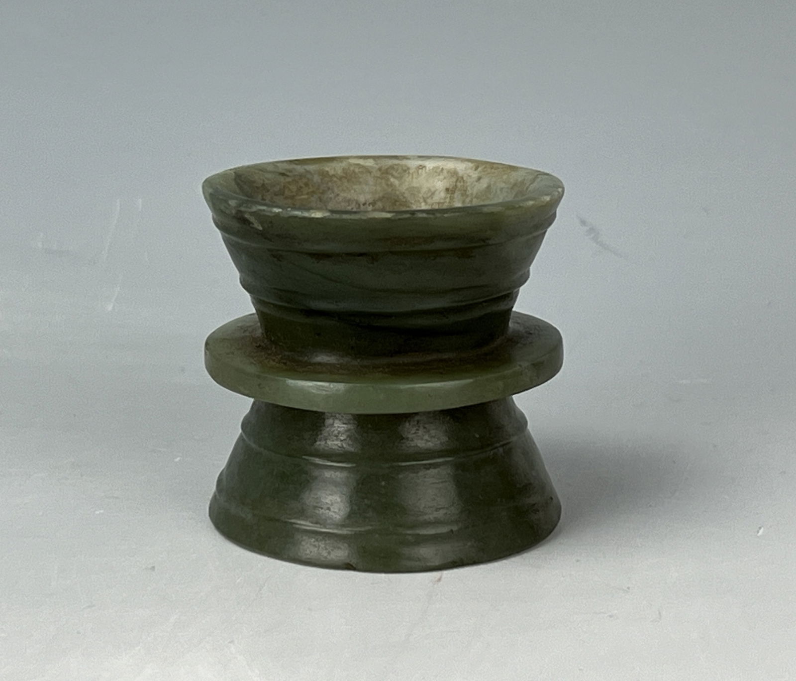 Chinese Carved Jade Cylindrical Ornament (1 of 5)
