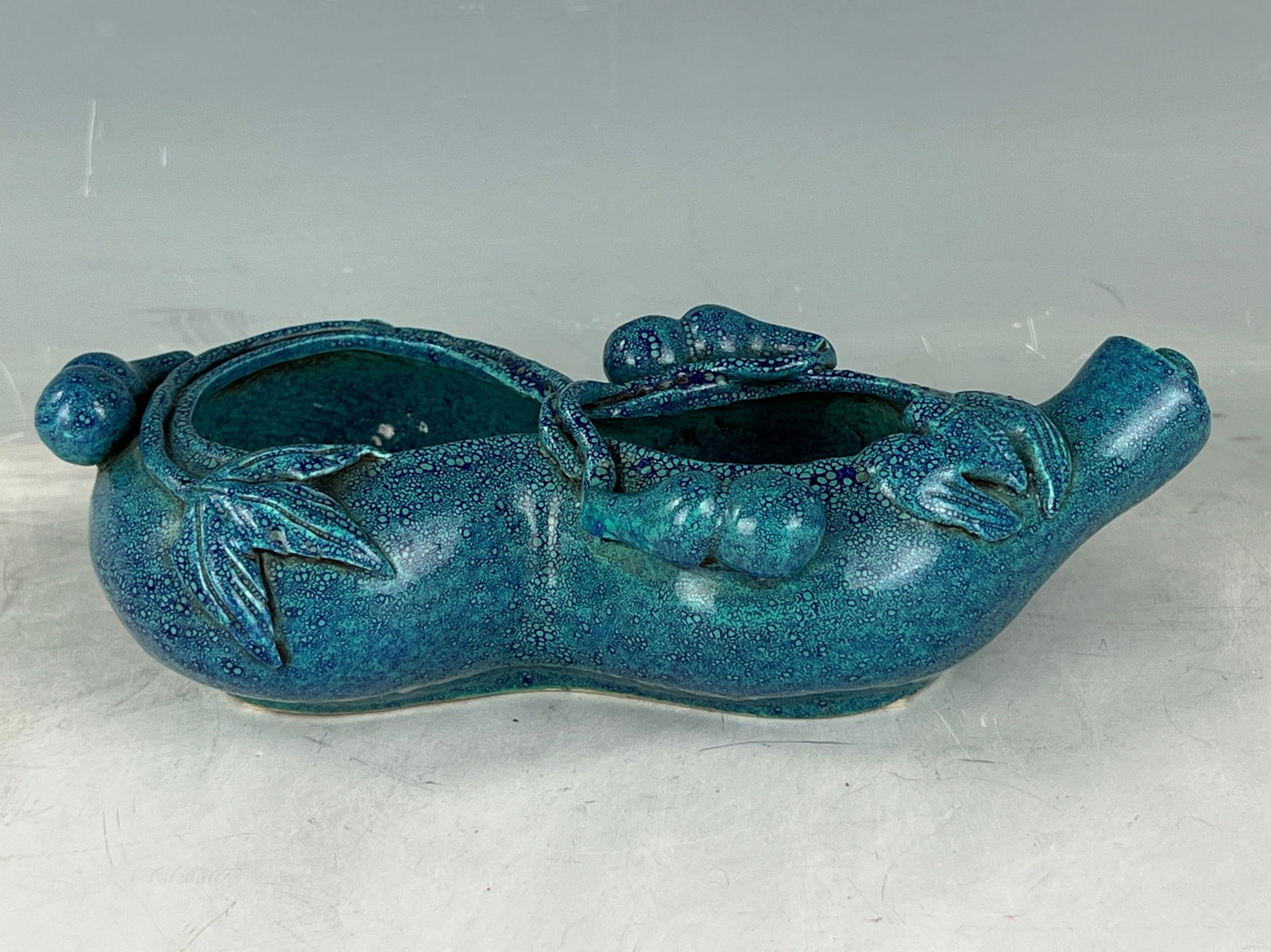 A Chinese Robins Egg Glazed Porcelain Water Pot (1 of 6)