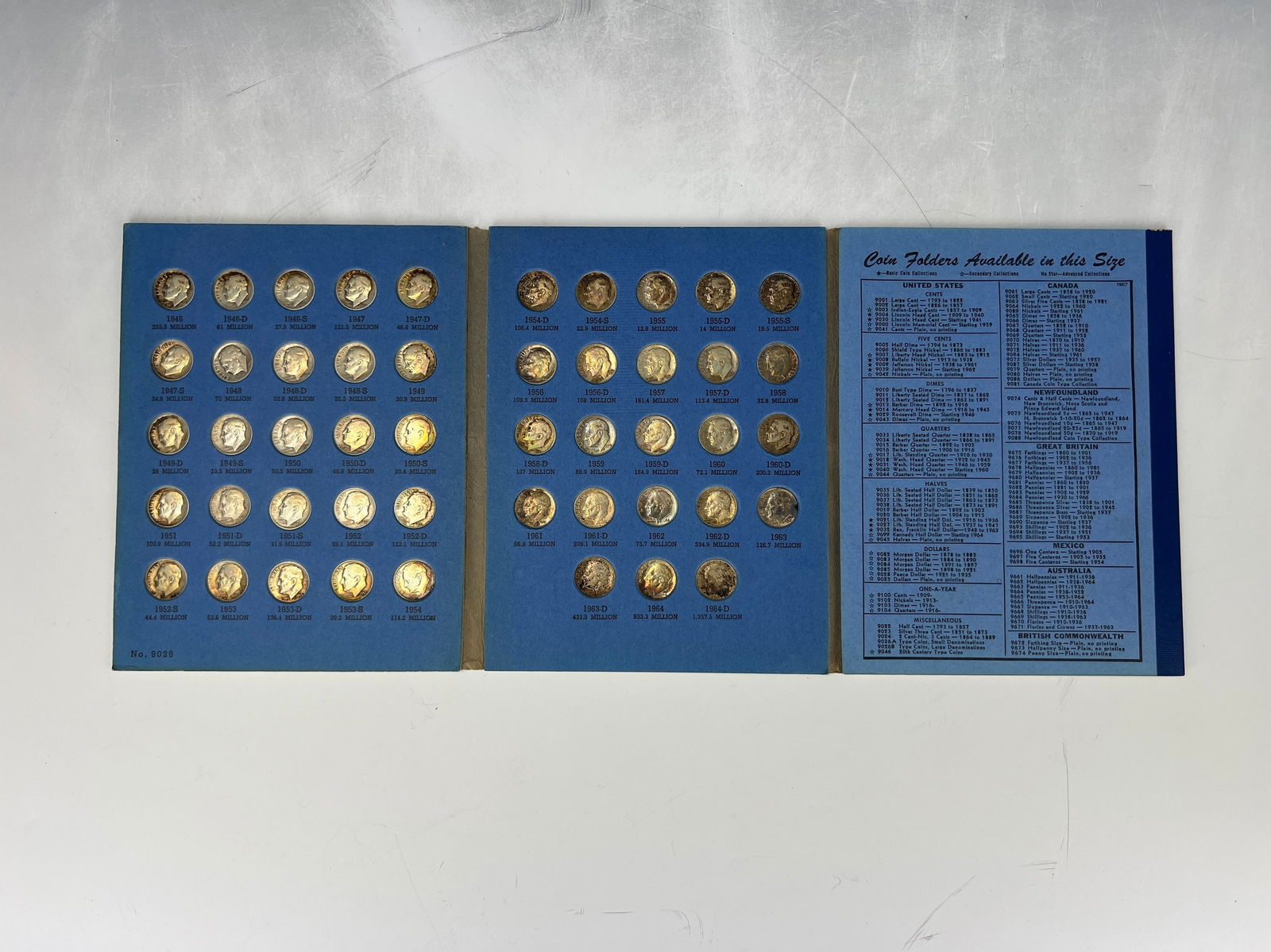 48 Collectible Roosevelt Dime 1946-1964 (1 of 7)