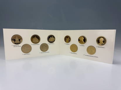 Russia CCCP commemorative Culture and Traditional Rouble Coin Set: Russia CCCP 1988 - 1991 Proof 1, 3 & 5 commemorative Culture & Traditional Rouble coin set (10 coin). Preview from Aug. 25th to 29th from 1:00 PM TO 5:00 PM Eastern Time, Location: 15229 Display Court