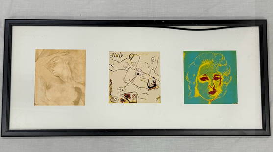 Prints and Multiples the Work of Prominent Printmakers: Prints and Multiples the Work of Prominent Printmakers ,Frame Size W 102 cm(44 in.)x H 50 cm(19.5 in.), Image Size 8 x 9 inches,Preview from Aug. 25th to 29th from 1:00 PM TO 5:00 PM Eastern Time, Loc