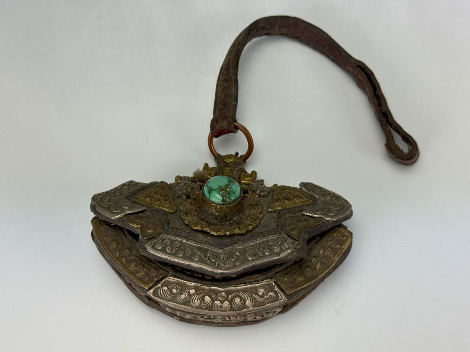 Antique Tibetan Mechag Flint Pouch (1 of 4)