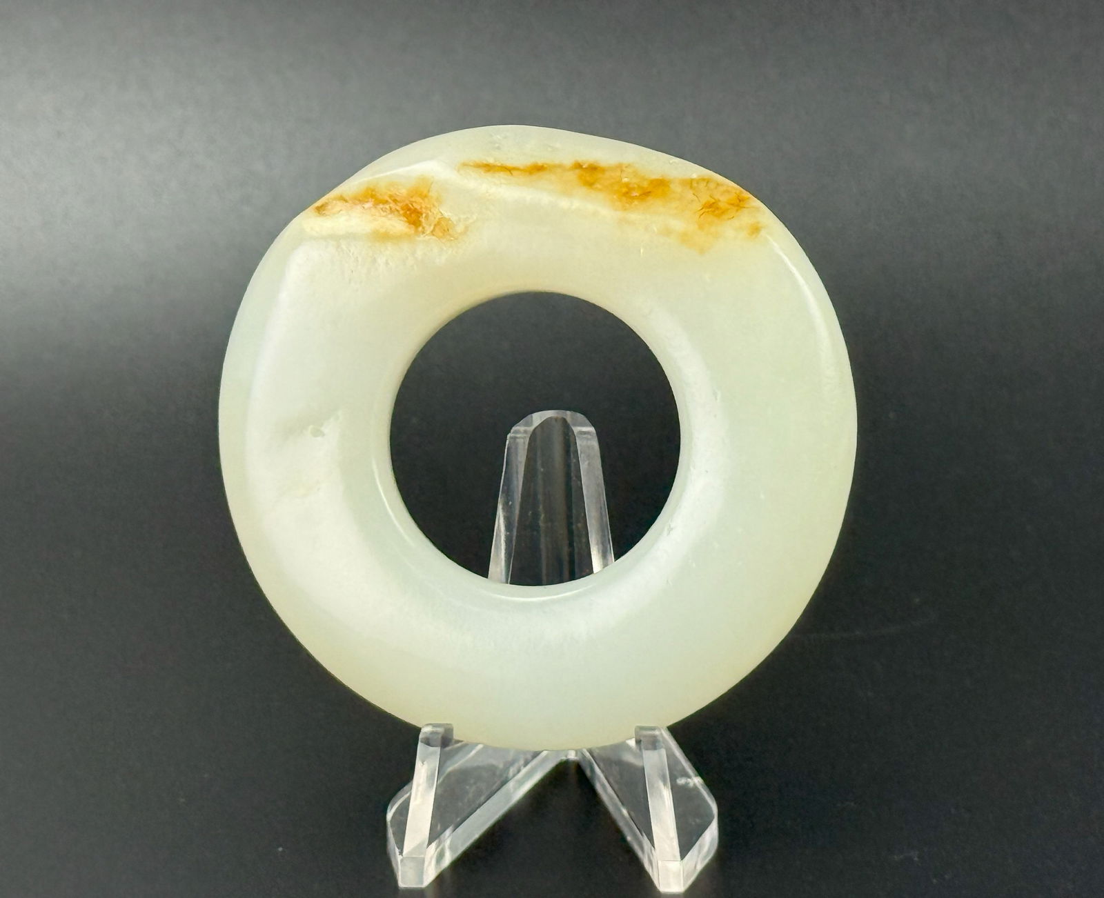 A Chinese Hetian White Jade Ring (1 of 4)