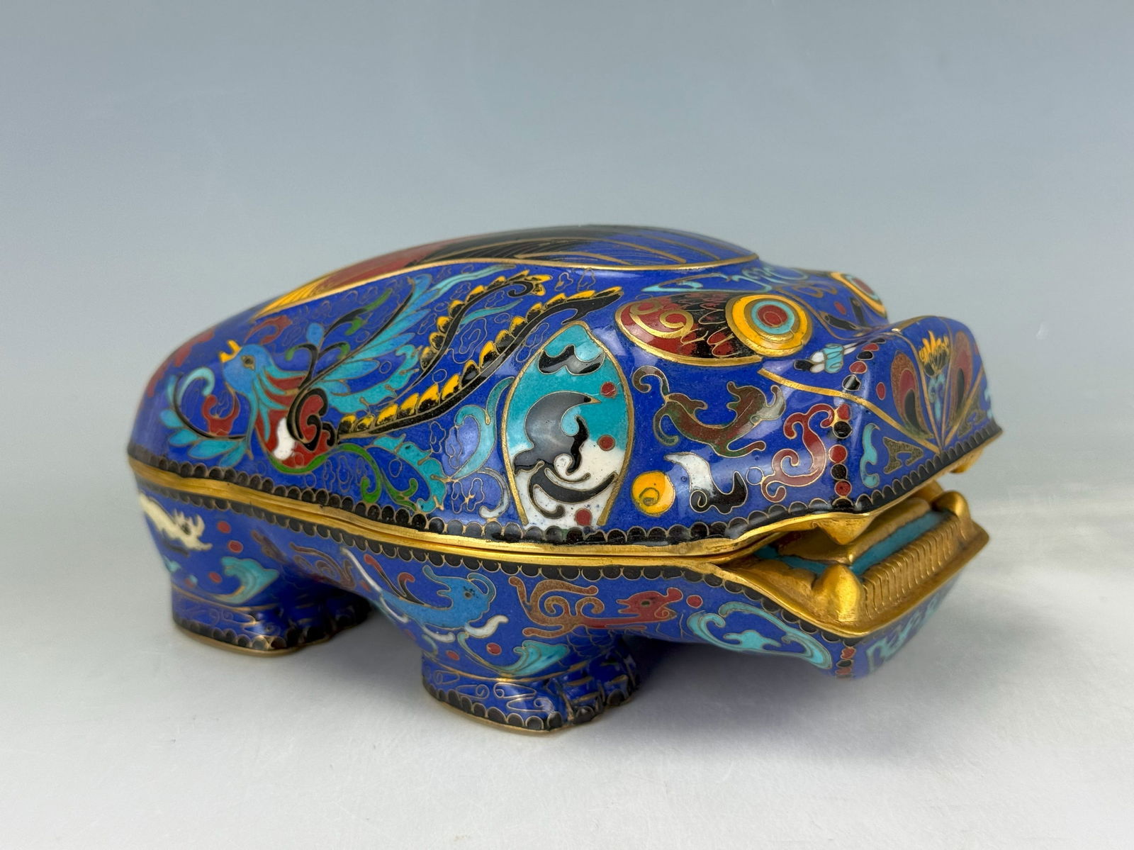 A Chinese Cloisonne Copper Box (1 of 7)