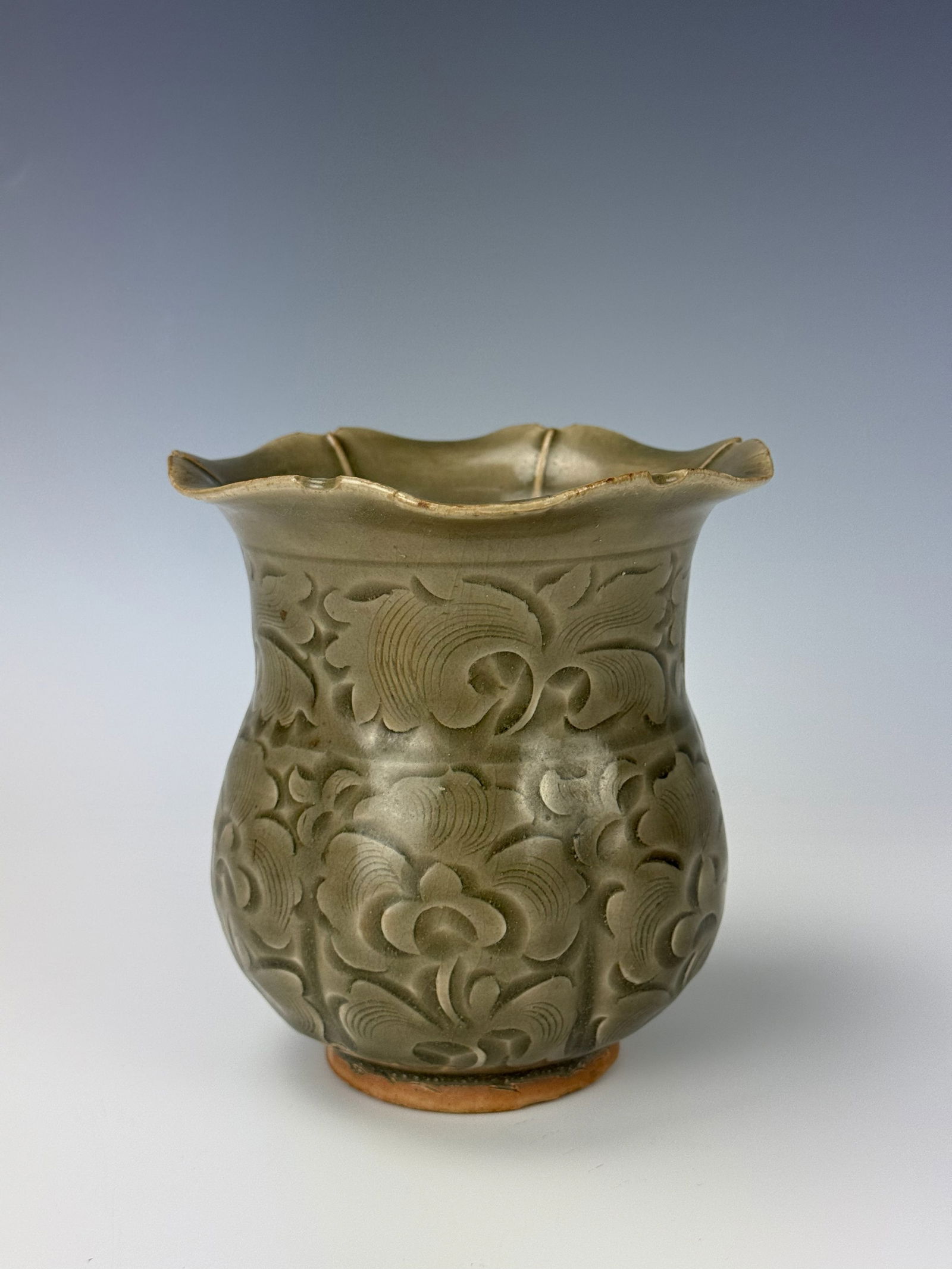 Chinese Northern Song Dynasty Carved Yaozhou Vase (1 of 7)