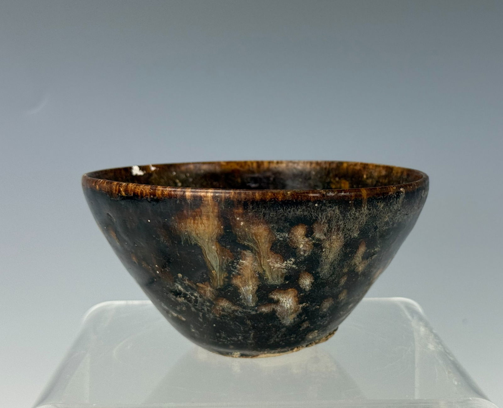 Jizhou Kiln Tea Bowl in Black and Patridge Feather Pattern (1 of 6)