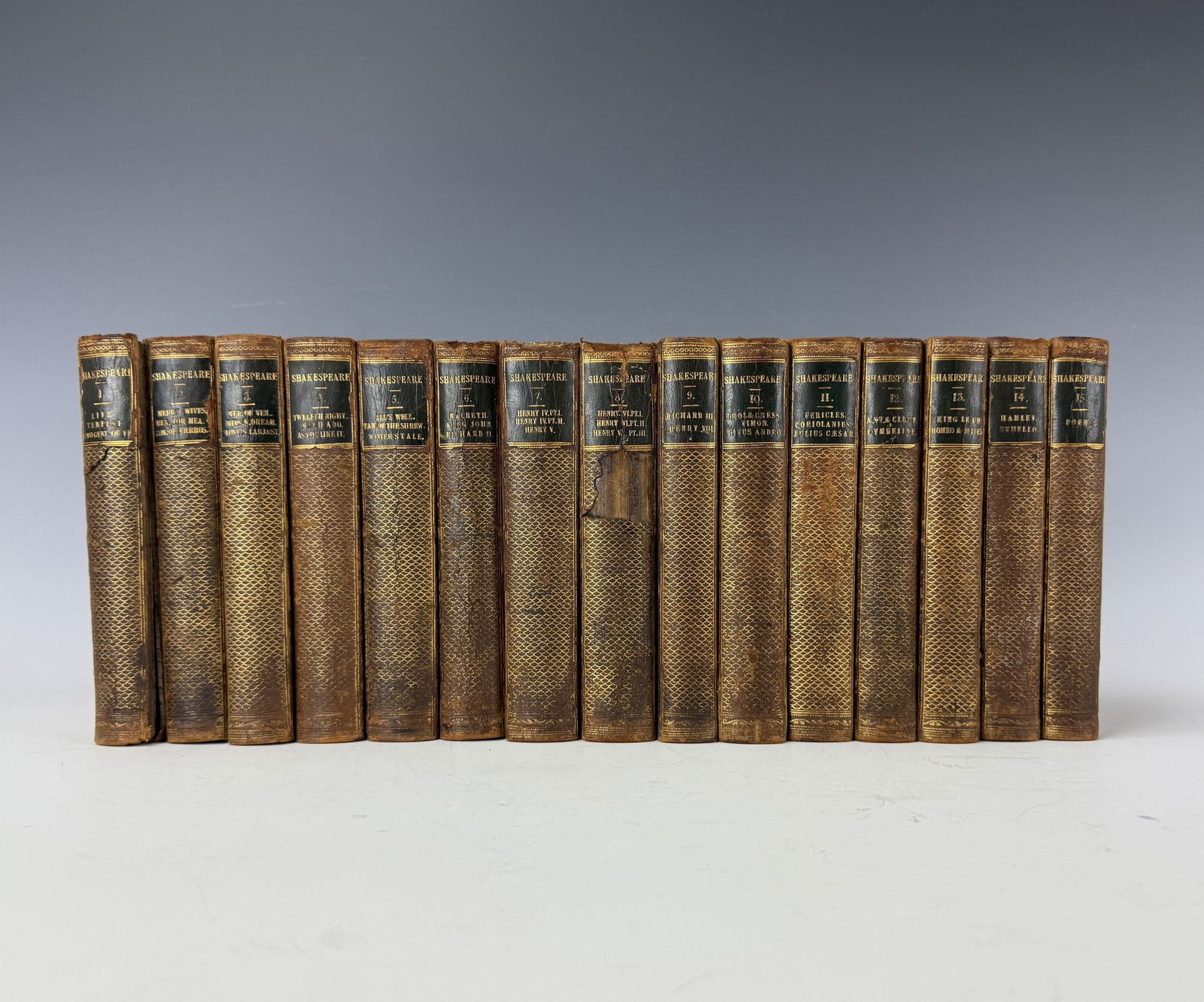 The 15 Volume of Plays and Poems of Shakspeare 1844 (1 of 4)