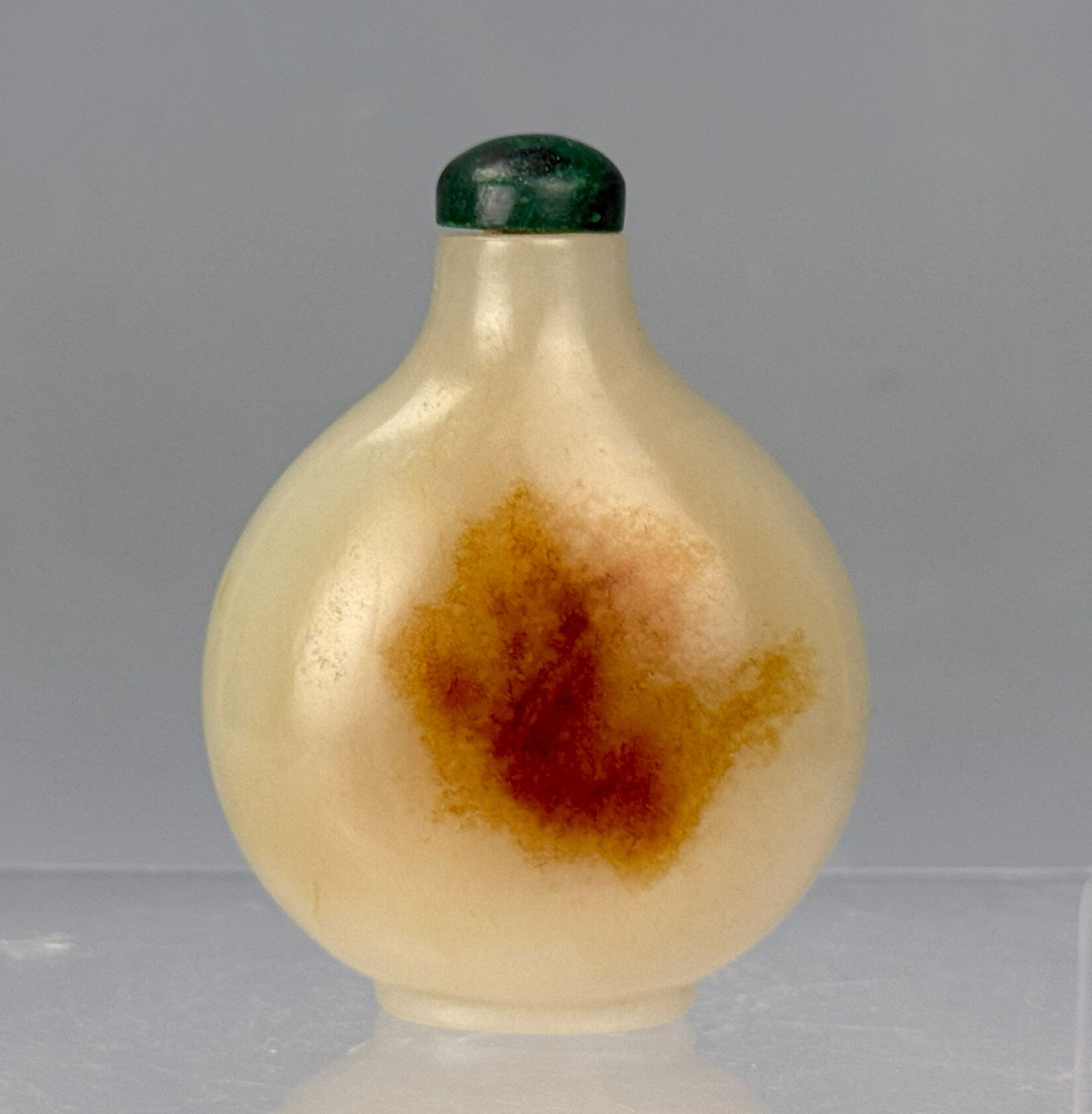 Chinese Celandon Jade Plain Snuff Bottle,H 7 cm(2.8 in.).Preview from Feb 23rd to 27th from 1:00 PM (1 of 6)