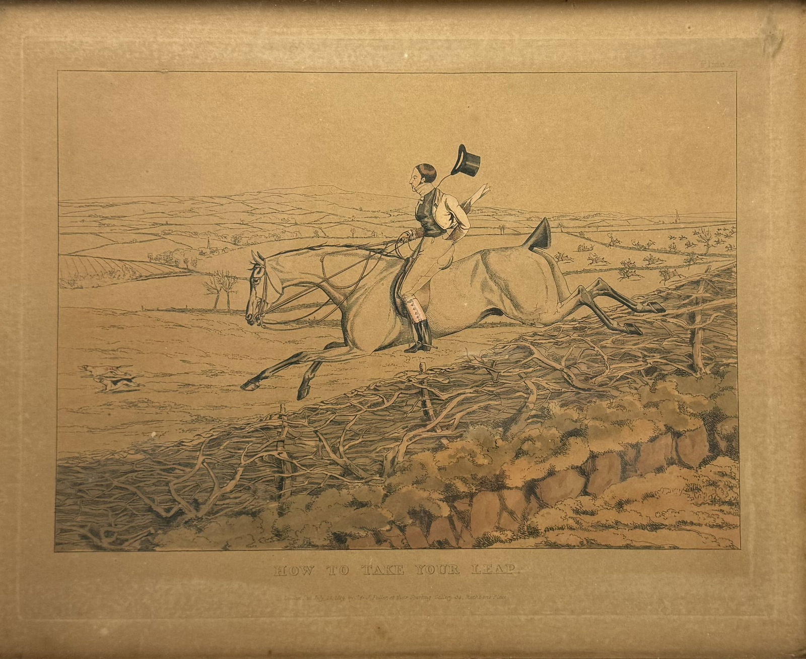 How to Take Your Leap by American artist Paul Desmond Brown Print (1 of 2)