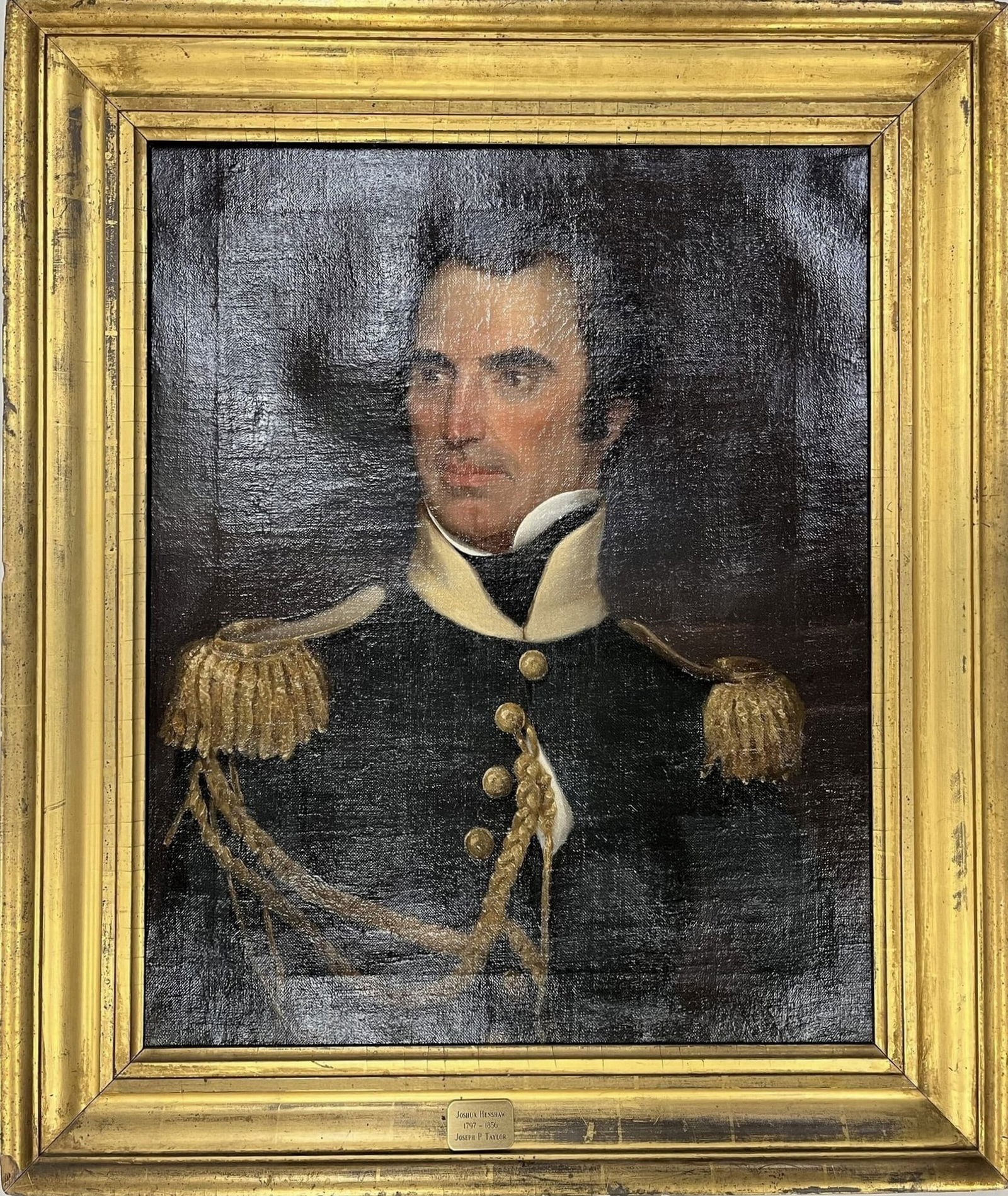 Portrait Study of Joseph P Traylor Attributed to Joshua Henshaw (1 of 5)