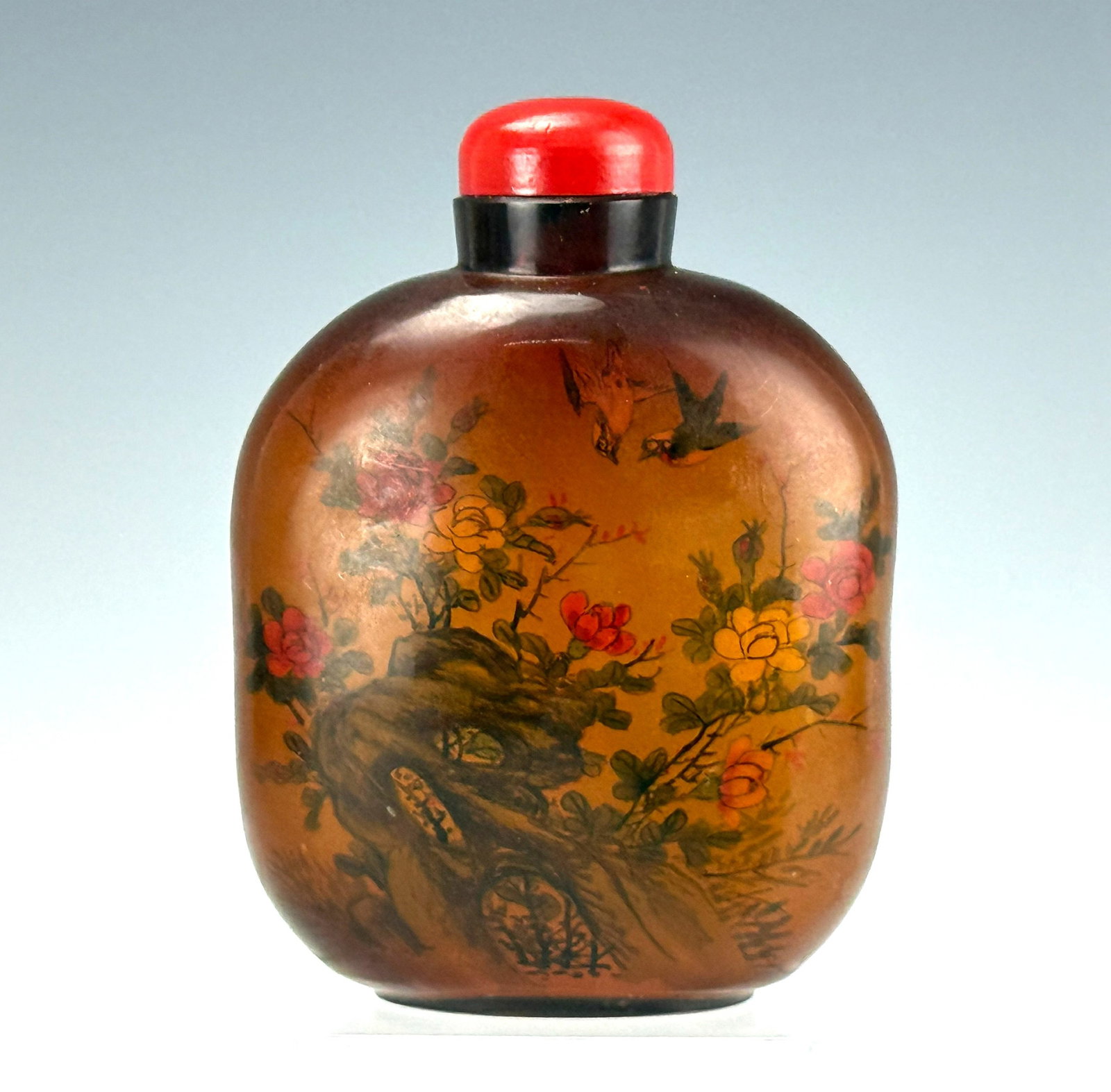 A Large Chinese Glass Inside Painted Snuff Bottle (1 of 5)