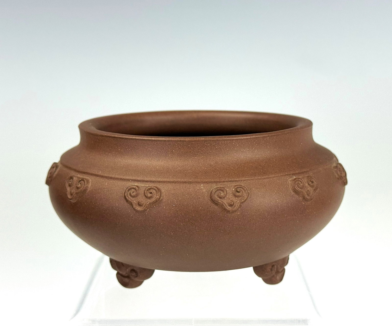 Chinese Yixing Zisha Clay Planter Marked (1 of 5)