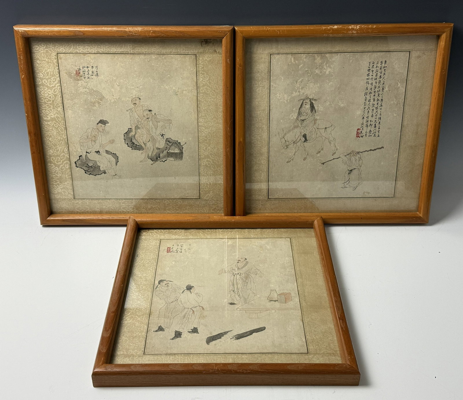 Su LiuPeng(1791-1862) Three Chinese Paintings (1 of 7)