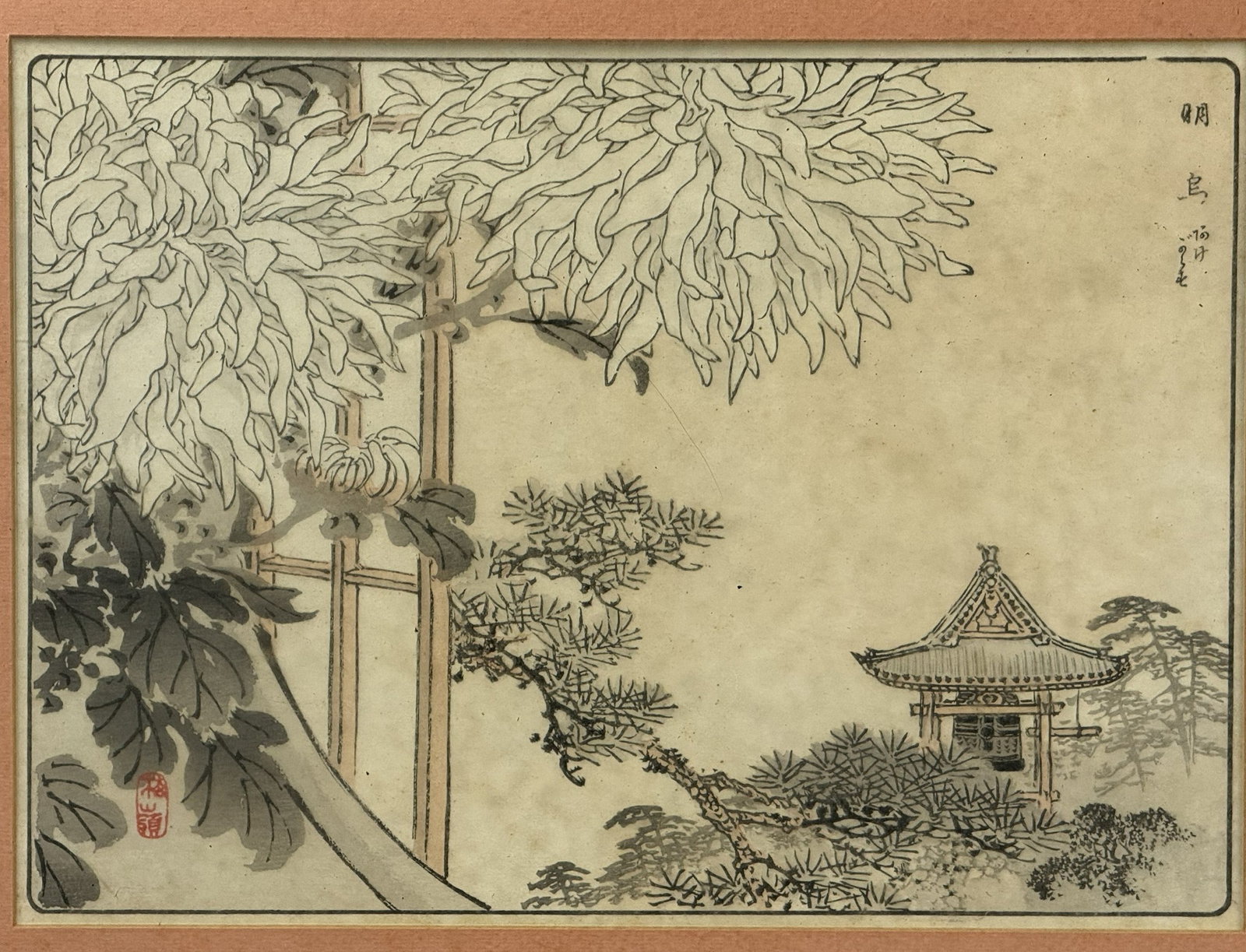 Three Japanese WoodBlock Prints (1 of 5)