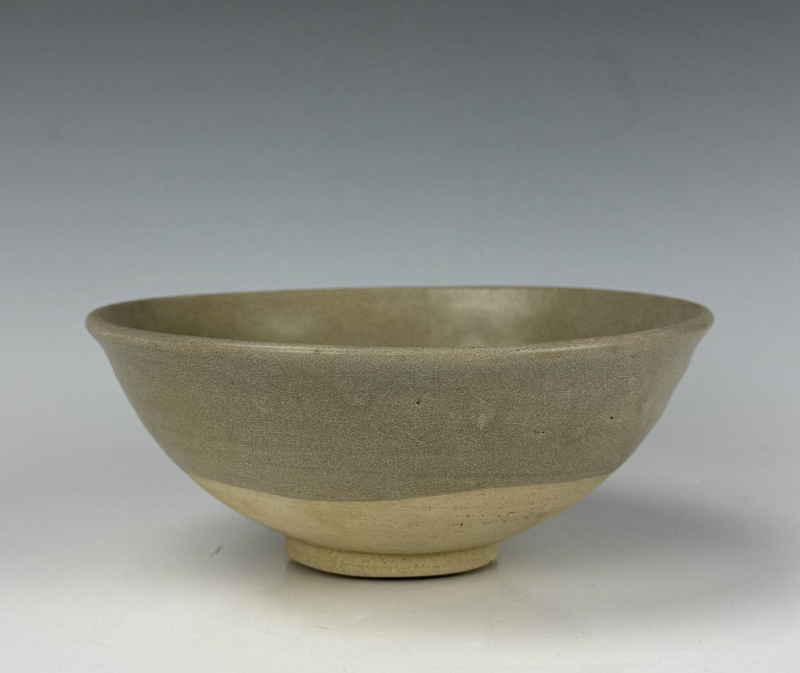 Asian Antique Celadon Ceramic Bowl (1 of 4)