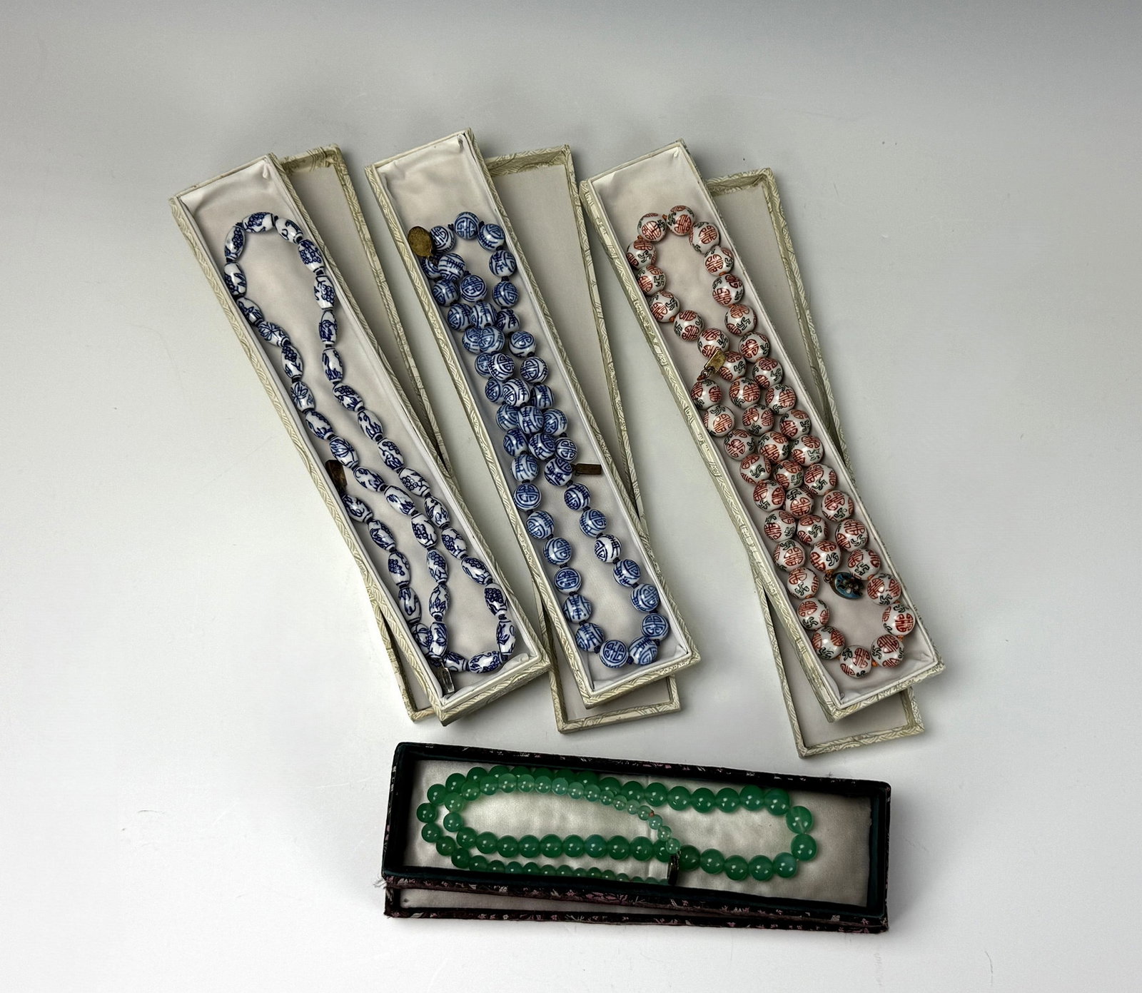 Group of Four Decorative Beaded Necklaces (1 of 7)