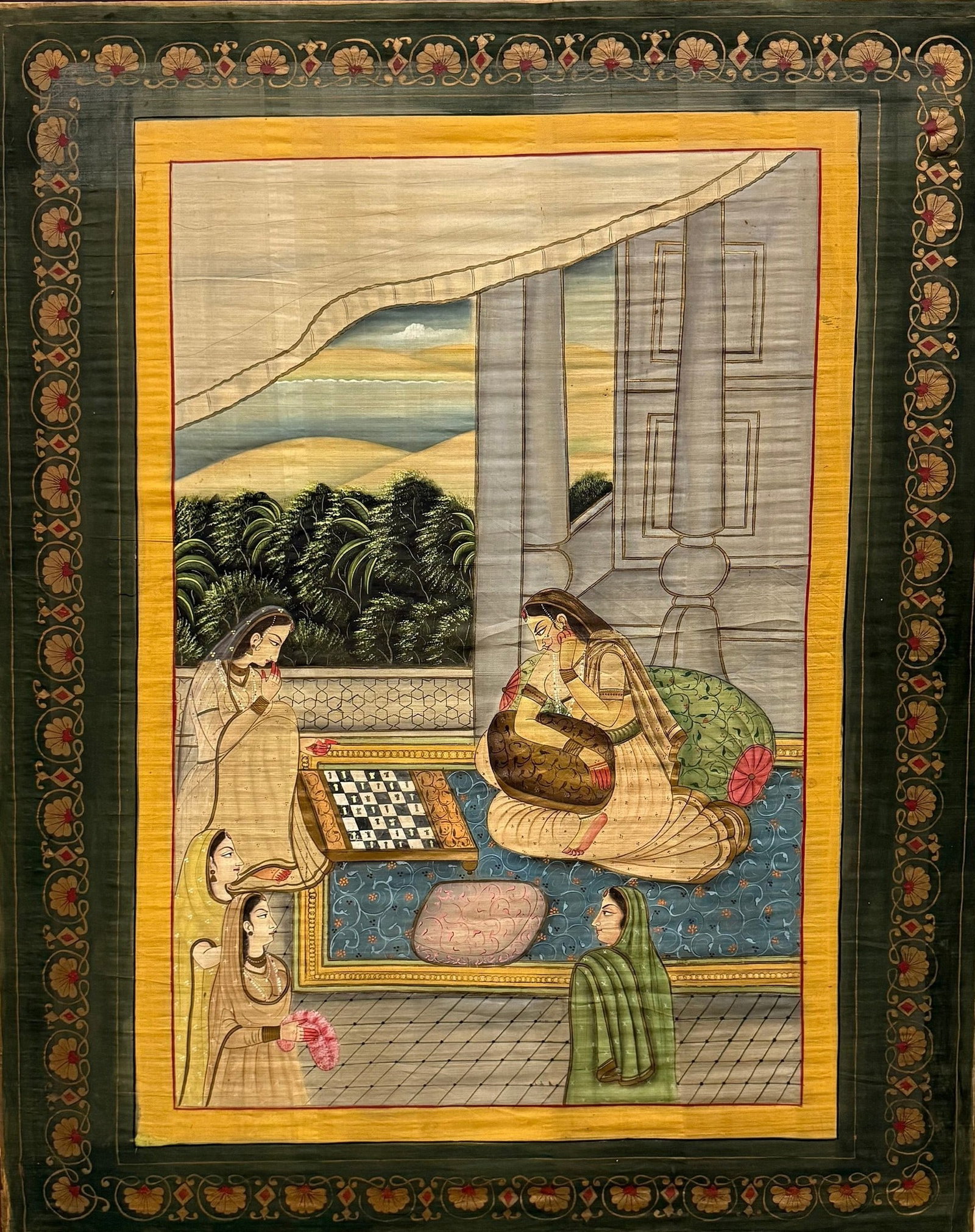 A Vintage Indian or Mughal Painting