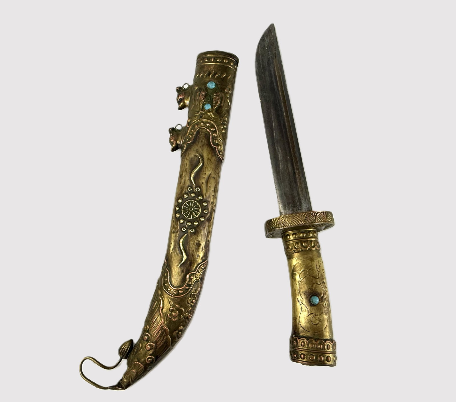 A Vintage Mongolian Ceremonial Dagger (1 of 6)