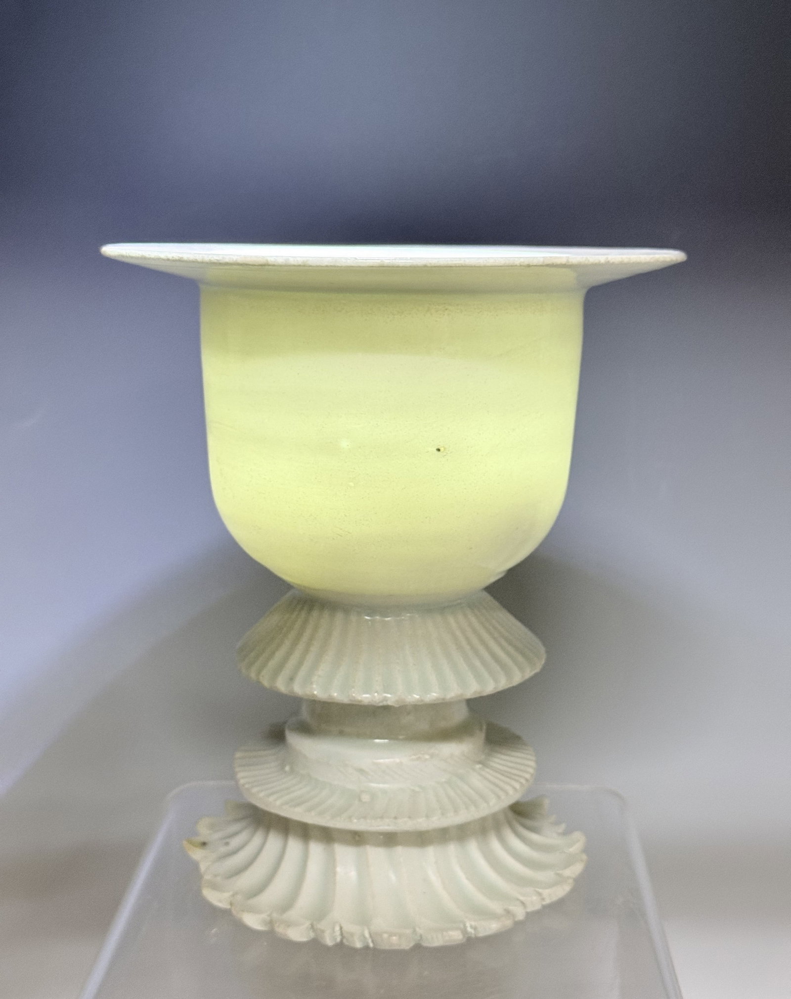 A Song Dynasty Qingbai Glazed Incense Burner: A Song Dynasty Qingbai Glazed Incense Burner,H 15 cm(6 in.) x D 14 cm(5.6 in.).Preview from Aug 24th to 28th from 1:00 PM TO 5:00 PM Eastern Time, Location: 15229 Display Court, Rockville, MD 20850.