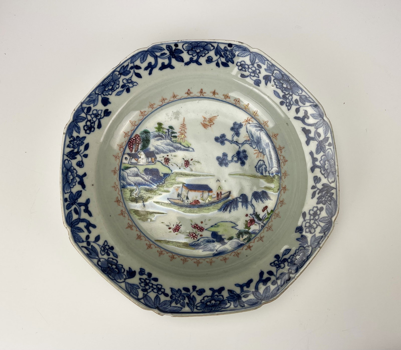 Chinese Export Porcelain Plate 18th Century (1 of 4)