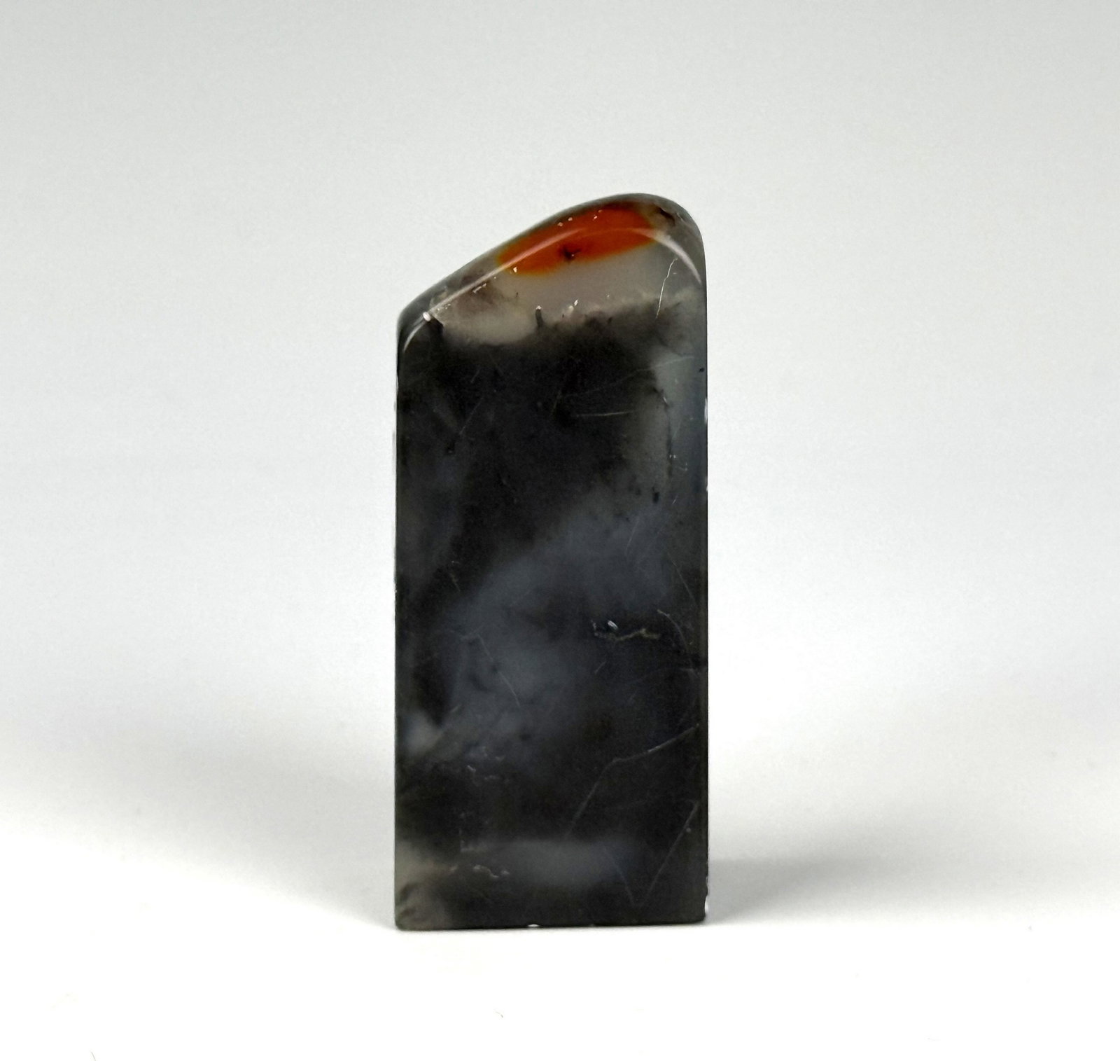 Shoushan Fish Brain Dong Stone Plain Square Seal Material