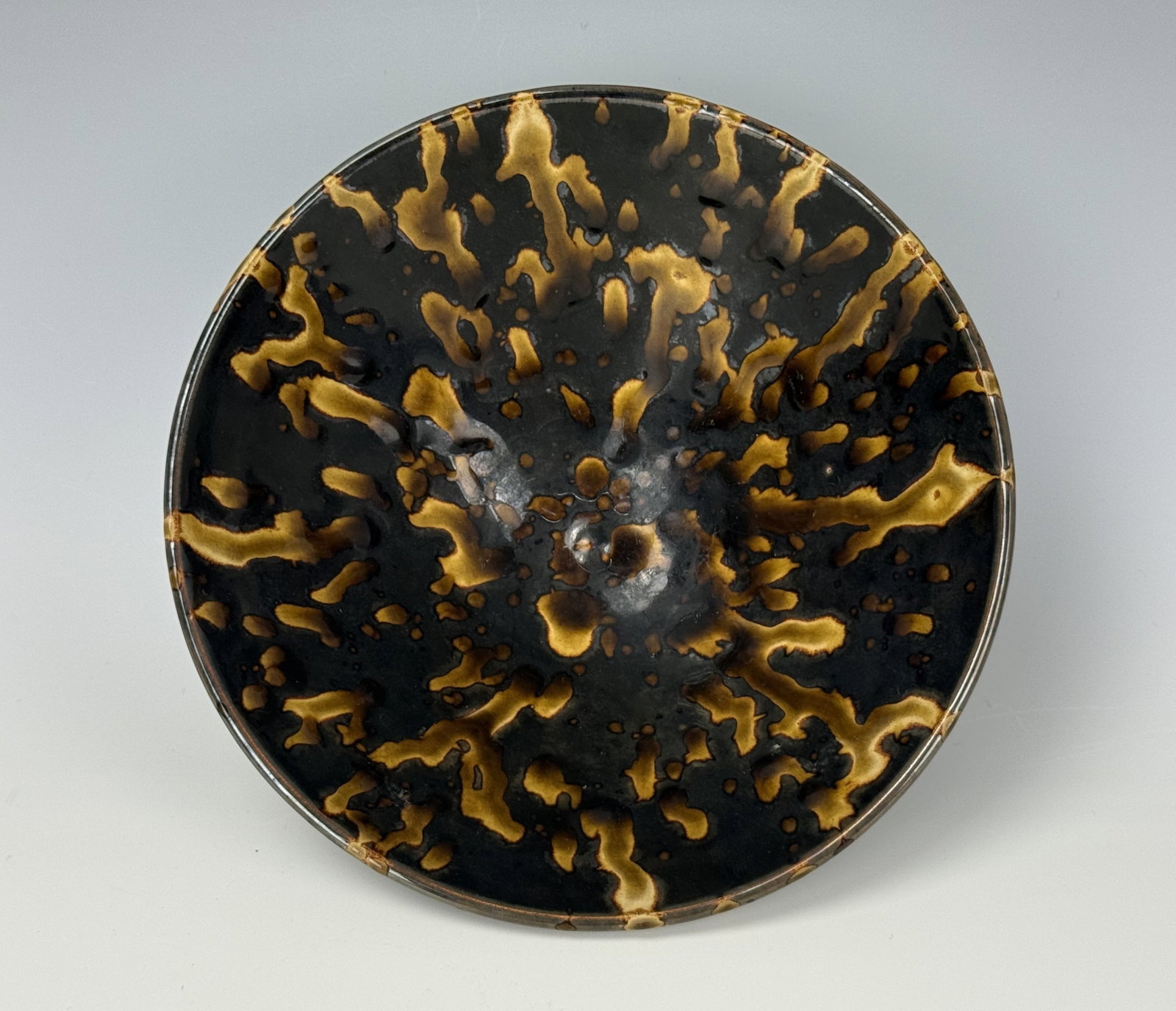 A Jizhou Tea Bowl with Tortoise Shell Glaze (1 of 5)