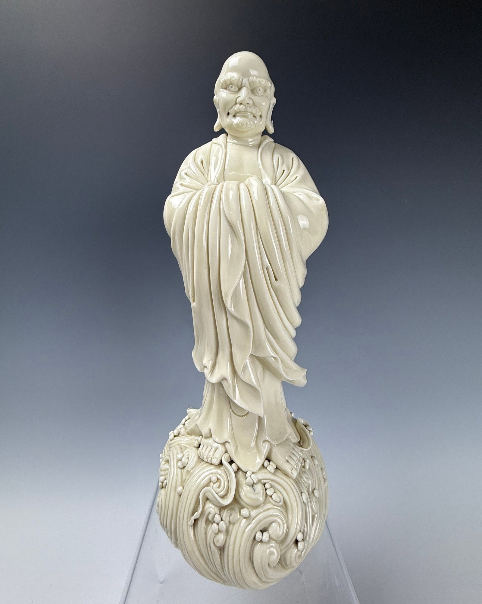Chinese Dehua Figure of a Standing Damo Marked (1 of 9)