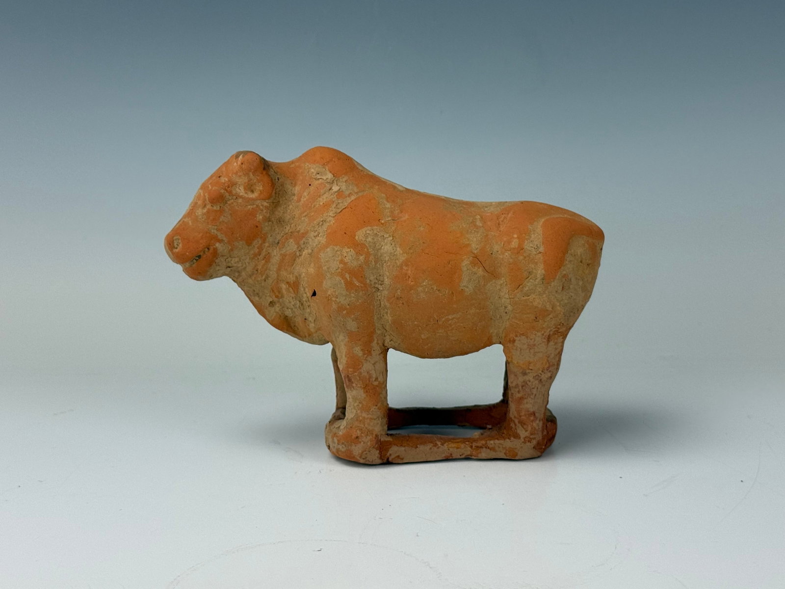 Chinese Terracotta Bull Figurine With Hong Kong Certificate of Antiquity (1 of 7)