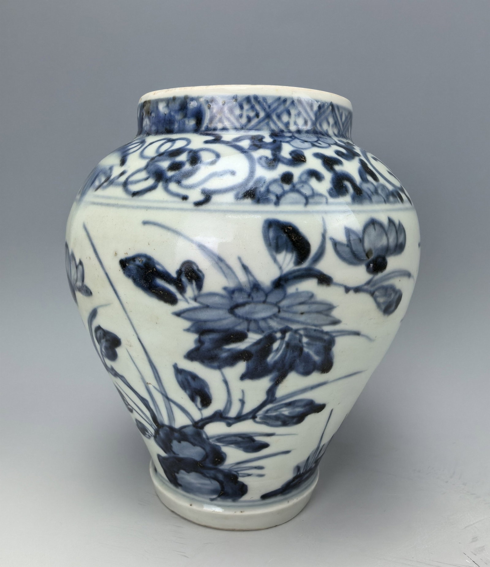 A Chinese Blue and White Ginger Jar