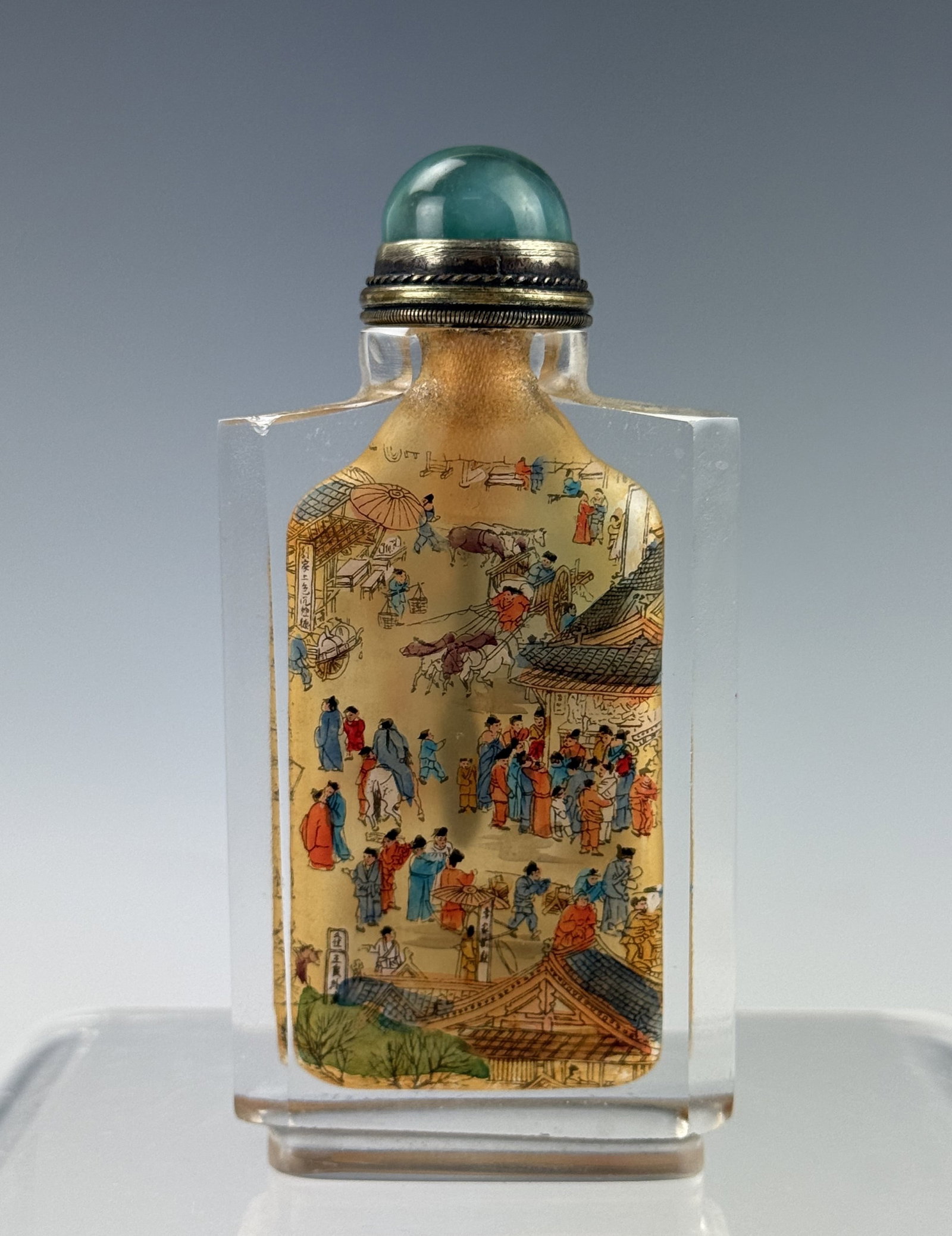 Chinese Crystal Reversed Painted Snuff Bottle (1 of 7)