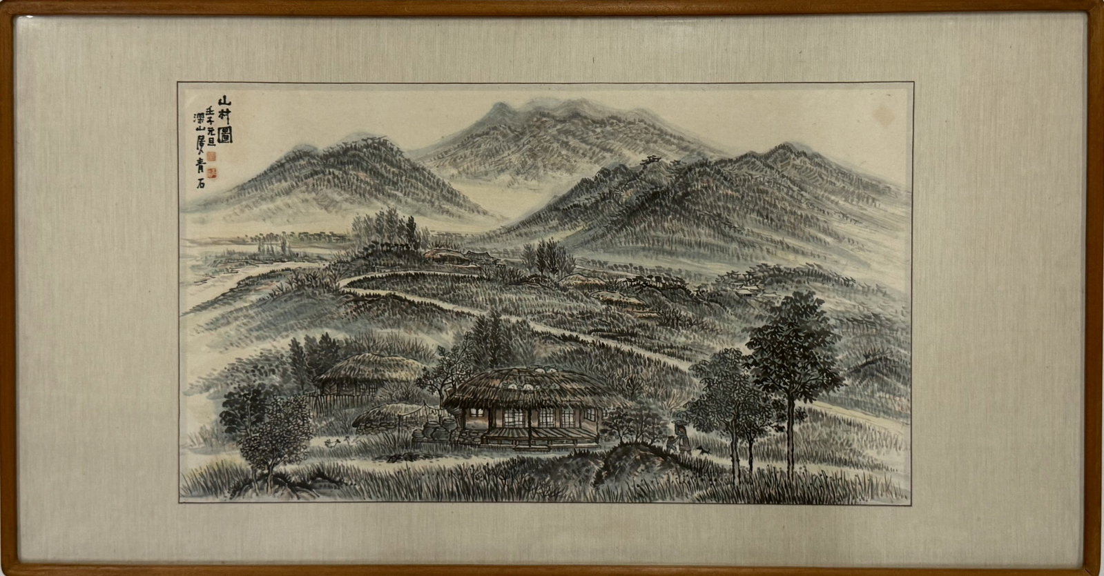 Korean Landscape Painting by Cheongseok (1 of 3)