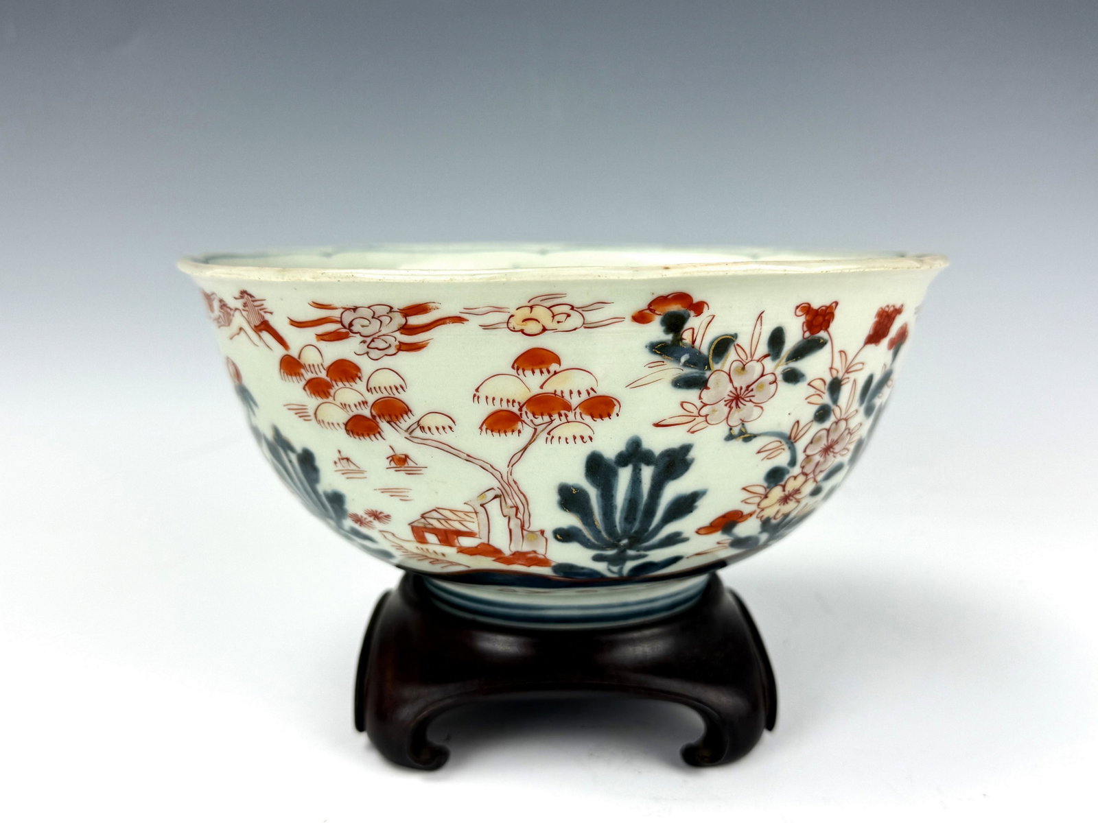 Japanese Edo Period Imari Porcelain Bowl (1 of 6)
