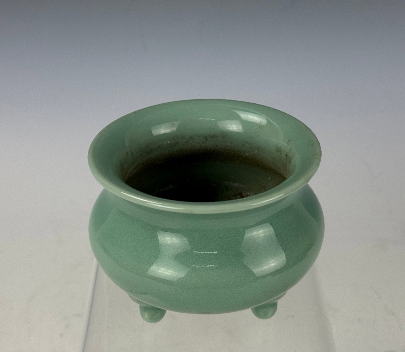 Chinese Tripod Celadon Porcelain Censer (1 of 3)