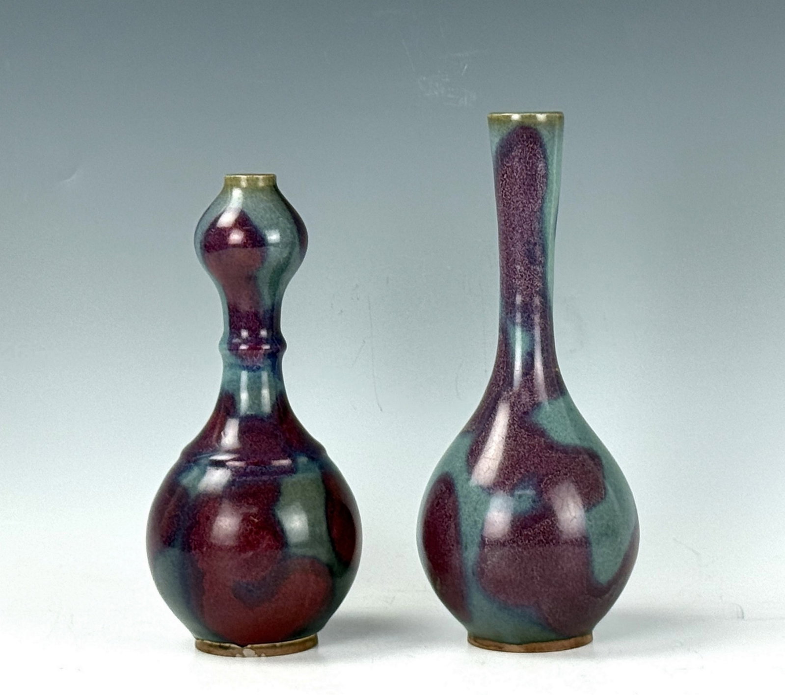 Two Chinese Jun Style Porcelain Vases (1 of 7)