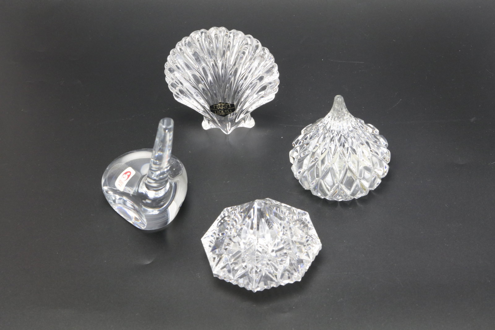 Set of Four Cut Crystal Art Pieces (1 of 12)