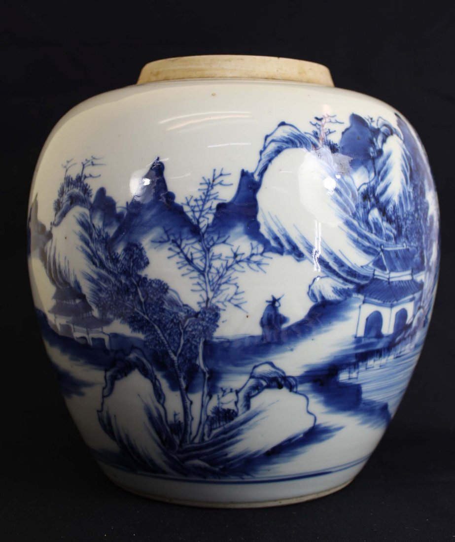 A Chinese Kang Xi Dynasty Landscape Pattern  Porcelain (1 of 7)