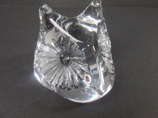 Daum Crystal Owl Paperweight (1 of 3)