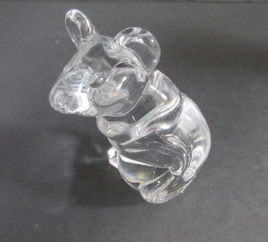 Daum Crystal Mouse Paperweight (1 of 4)
