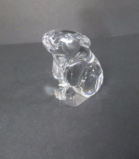 Baccarat Crystal Rabbit Paperweight (1 of 4)